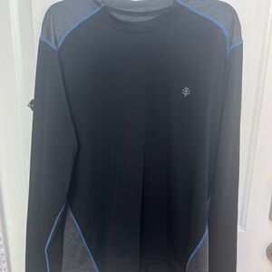 Coolibar Men’s Hightide Long Sleeve UV Protection Shirt XXL